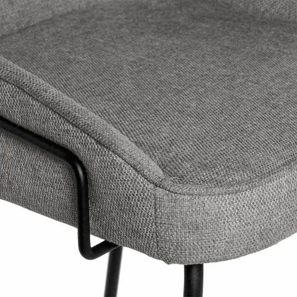 Taburete para barra de cocina gris oscuro Nyra
