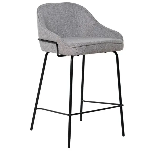 Taburete para barra de cocina gris claro Nyra