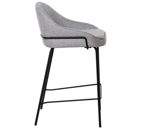 Taburete para barra de cocina gris claro Nyra