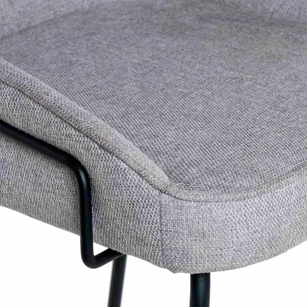 Taburete para barra de cocina gris claro Nyra