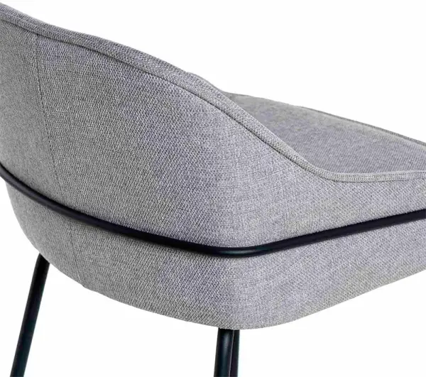 Taburete para barra de cocina gris claro Nyra