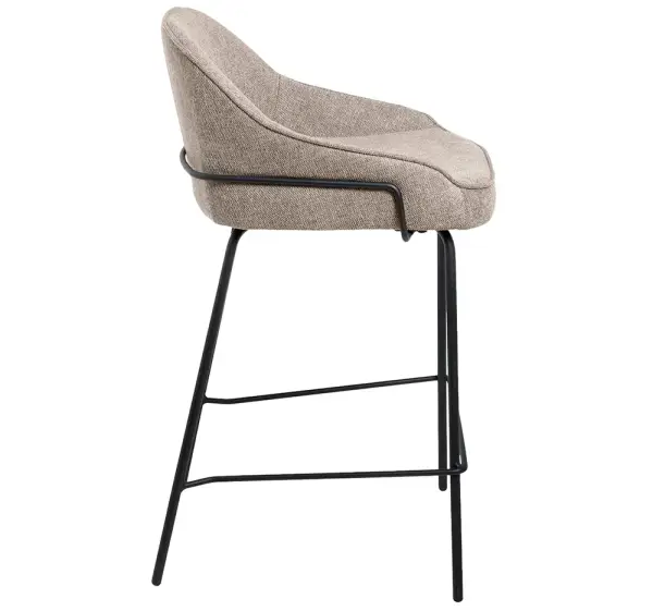 Taburete para barra de cocina taupe Nyra