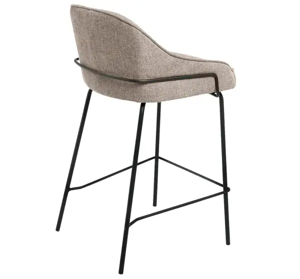 Taburete para barra de cocina taupe Nyra