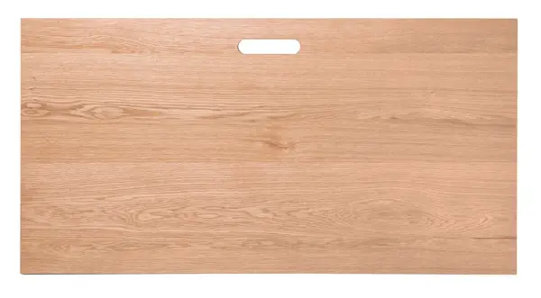 Mesa de escritorio minimalista metal negro y roble Sondu