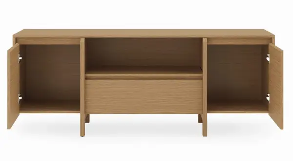 Mesa de televisión 2 puertas 1 cajón roble Pacific
