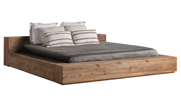 Cama de madera Truel para colchón de 180x200