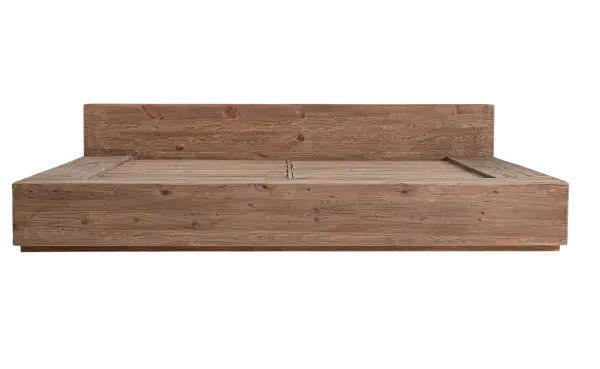 Cama de madera Truel para colchón de 180x200