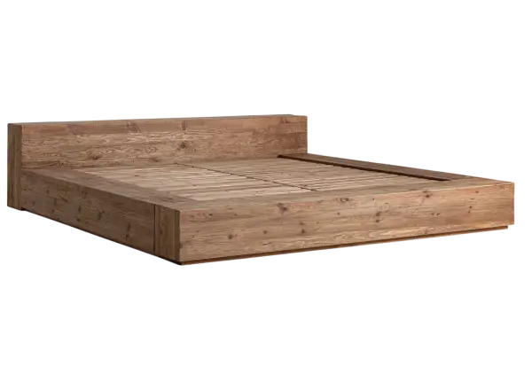 Cama de madera Truel para colchón de 180x200