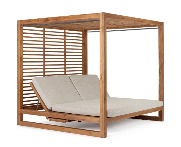 Daybed Hololulu madera de teca FSC doble