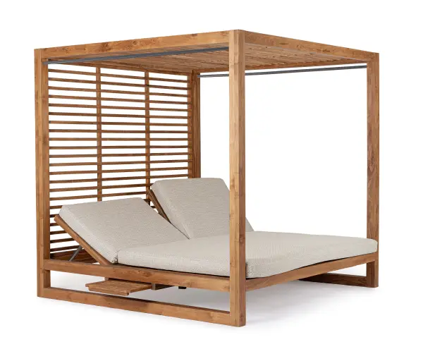 Daybed Hololulu madera de teca FSC doble