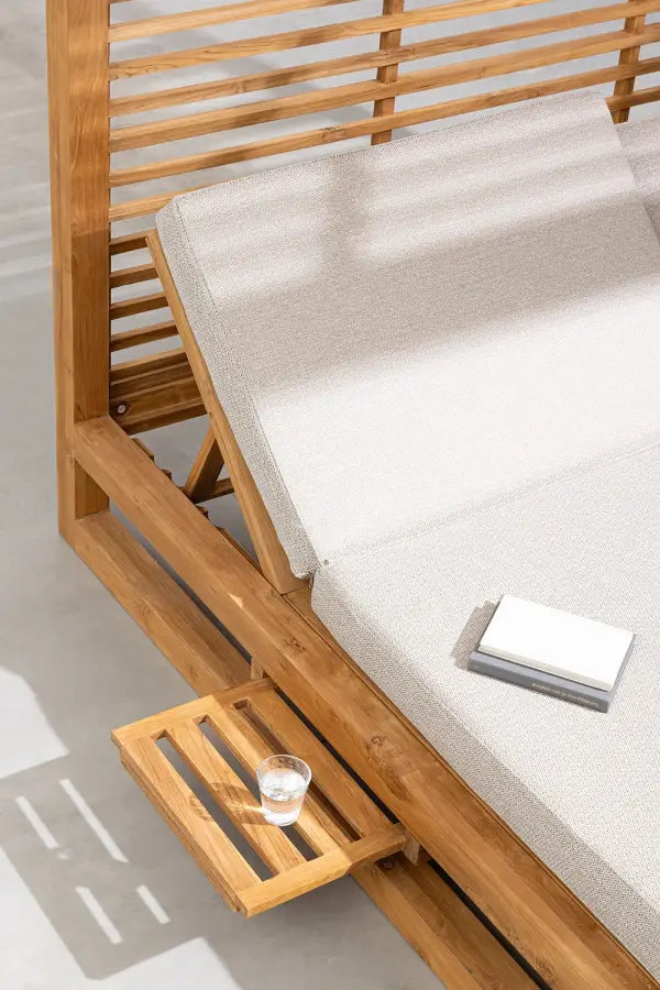 Daybed Hololulu madera de teca FSC doble
