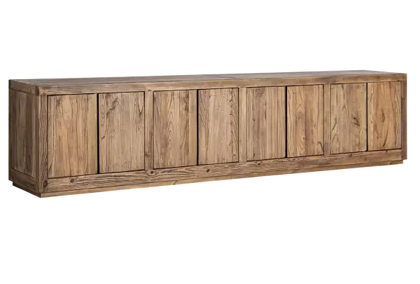 Mueble de tv rústico Norvik de 280 cm
