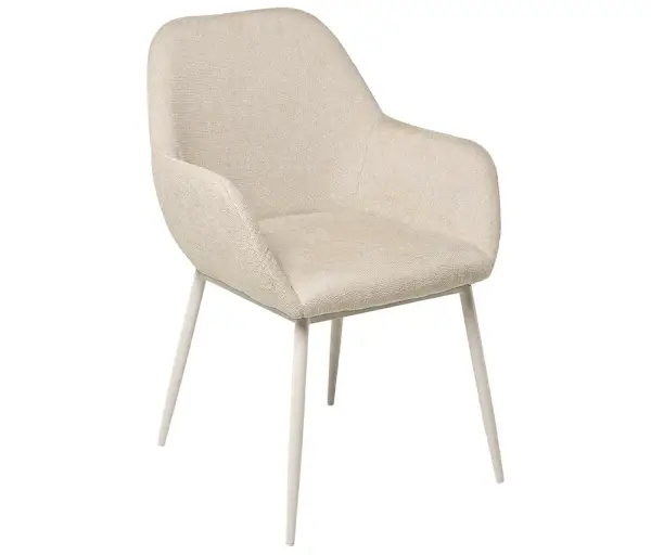 Sillón tapizado beige metal beige Bellasia