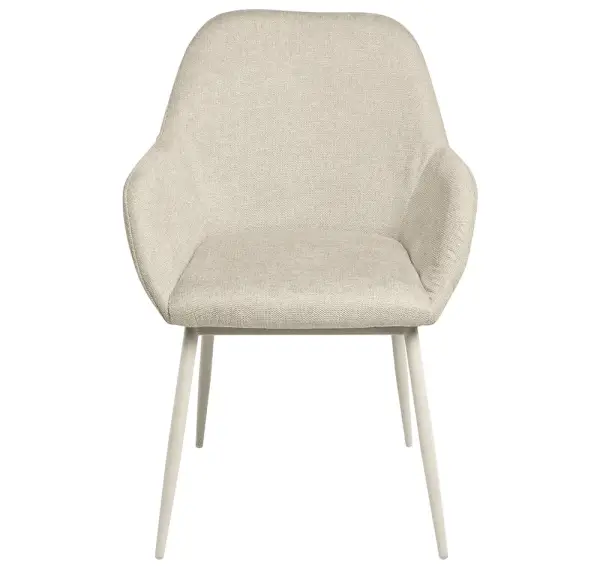 Sillón tapizado beige metal beige Bellasia