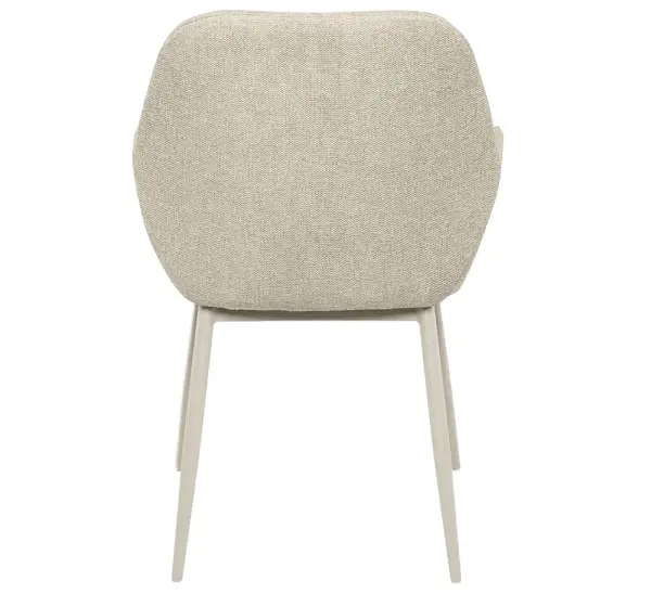 Sillón tapizado beige metal beige Bellasia