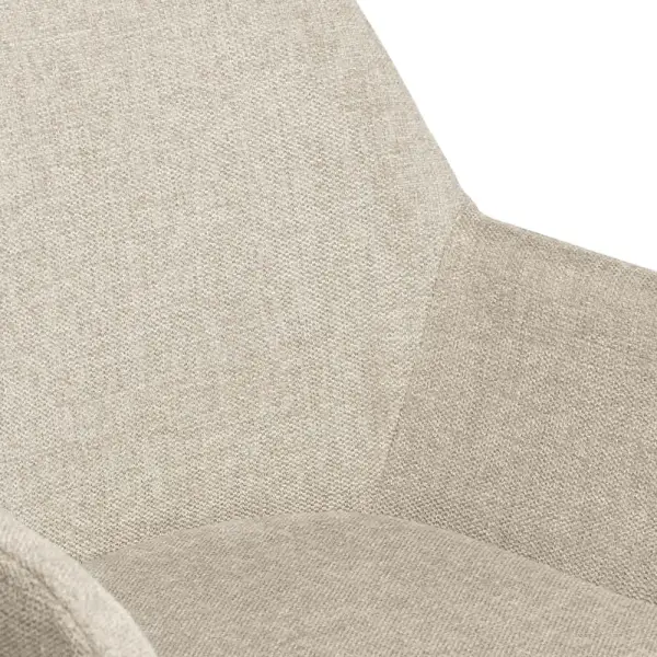 Sillón tapizado beige metal beige Bellasia