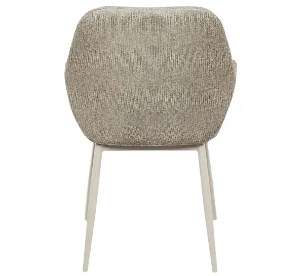 Sillón tapizado taupe metal beige Bellasia