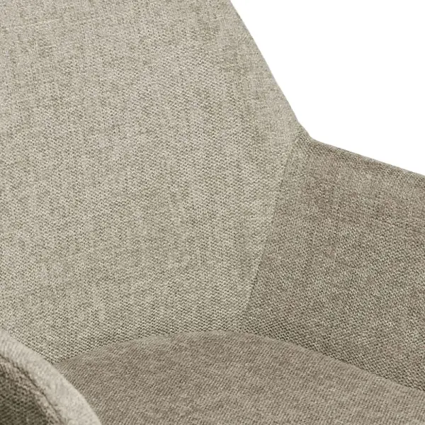 Sillón tapizado taupe metal beige Bellasia