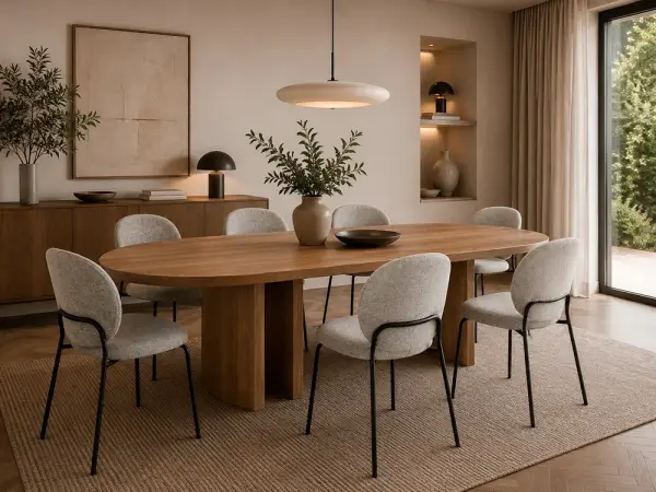 Silla tapizada gris metal negro Nario
