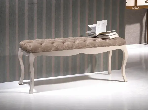 Pié de cama capitoné clásico Penela