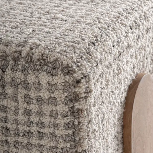 Pie de cama madera y tapizado Beccles