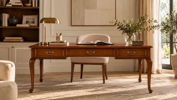 Mesa de escritorio Langdon clásico
