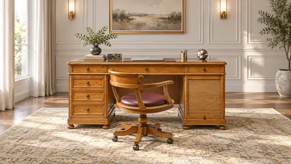 Mesa de escritorio clásica Sarla