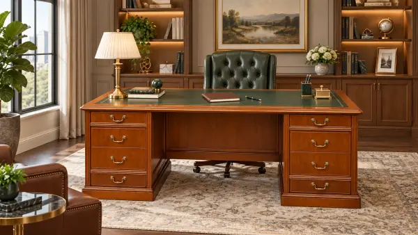 Mesa de escritorio hughes clásica