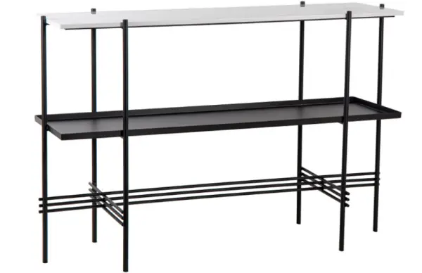Estantería Kerava hierro negro