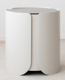 Mesa auxiliar cerámico gris