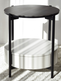 Mesa auxiliar de piedra sinterizada