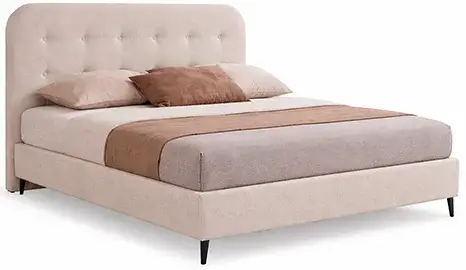 Cama con canapé tapizada Delhi