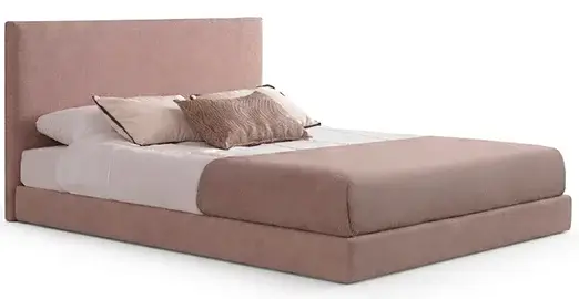Cama con canapé tapizada Levante