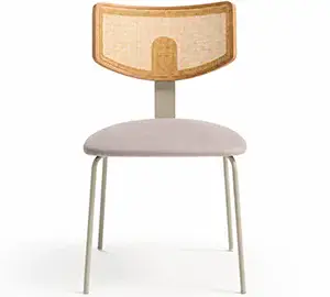 Silla metal y rattán Poma Silla metal y rattán Poma