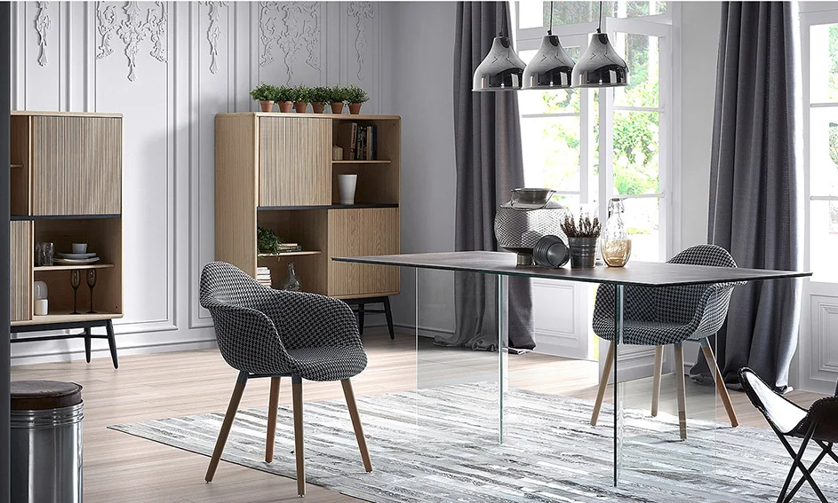 Comedor Drihxen cristal