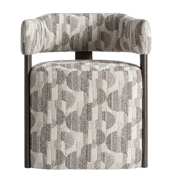 Silla tapizada Najac en madera de fresno