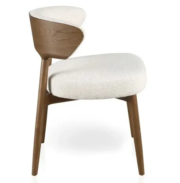 Silla Elba madera tapizada