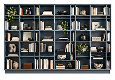 Librería moderna huecos de 300 Quantum