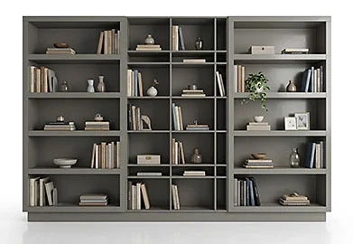 Librería moderna estantes y huecos de 300 Quantum