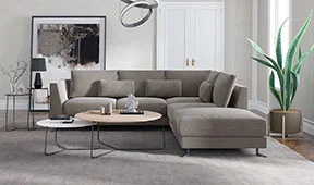 Sofá con chaise longue Burnelo Sofá con chaise longue Burnelo