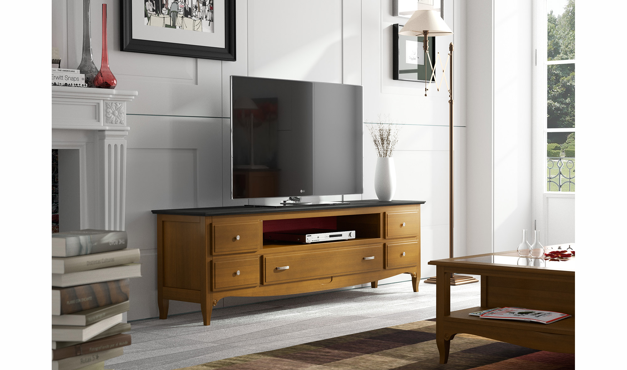 Mueble de Tv colonial Fontana