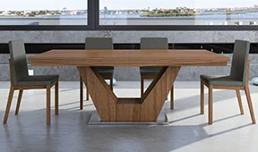 Mesa de Comedor extensible Moderna Verona Mesa de Comedor extensible Moderna Verona