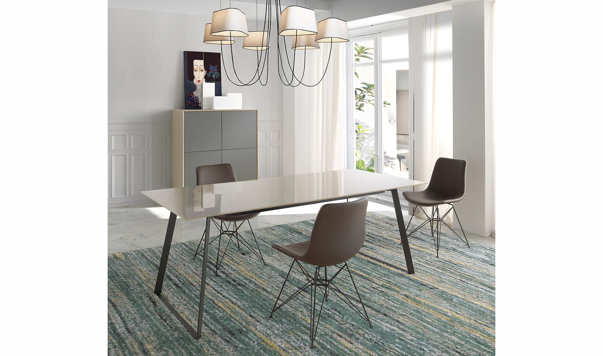 Mesa de comedor moderna Victoria