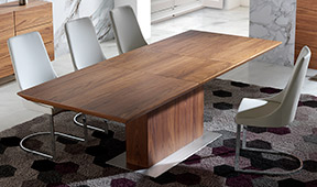 Mesa de comedor extensible de diseo Gala