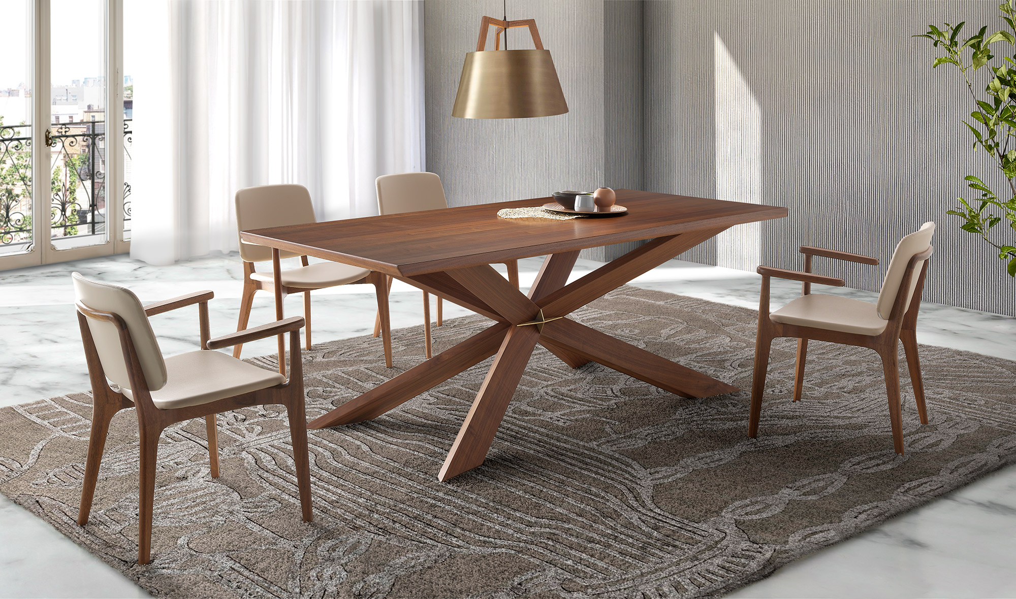Mesa de comedor moderna Vera Cruz