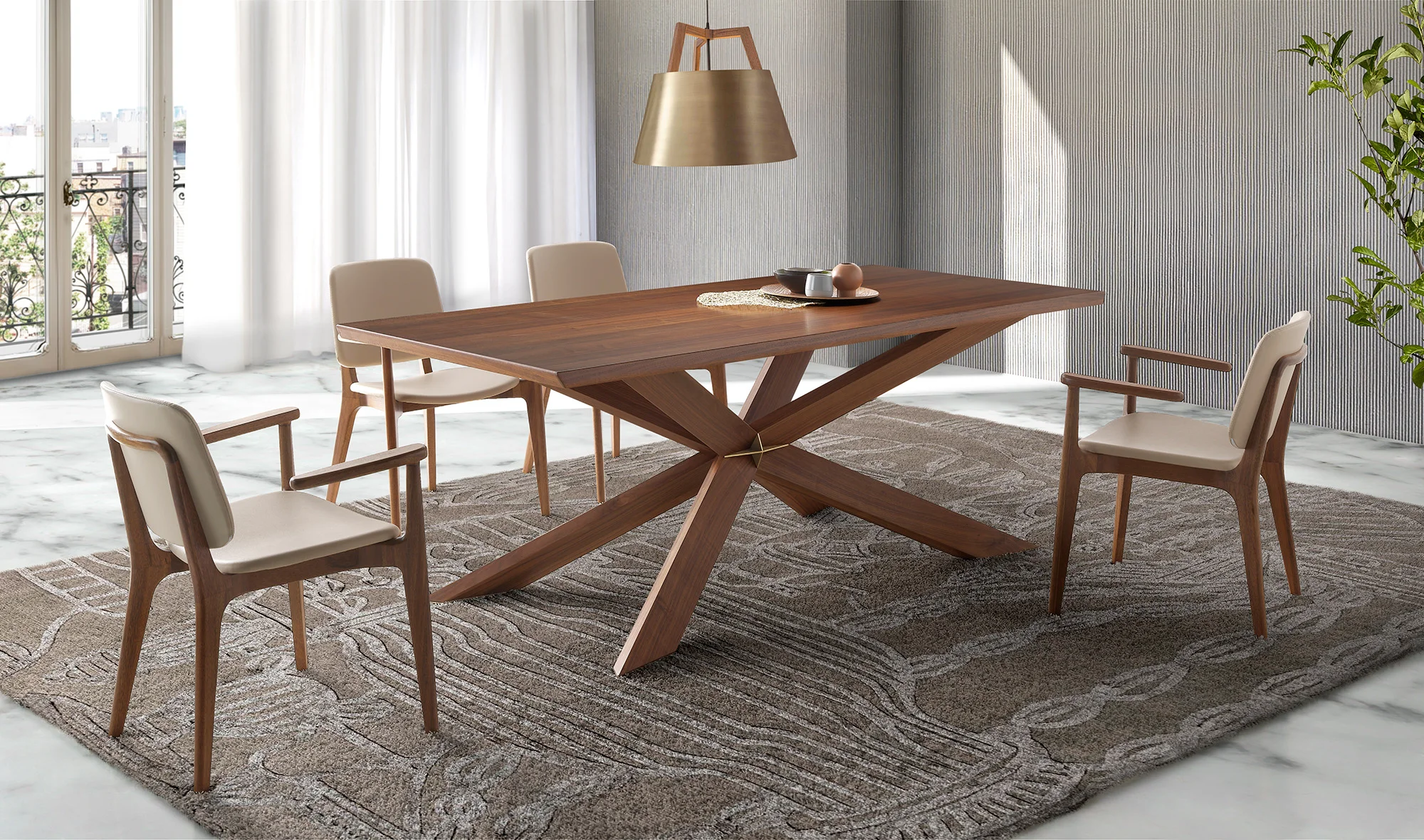 Mesa de comedor moderna Vera Cruz