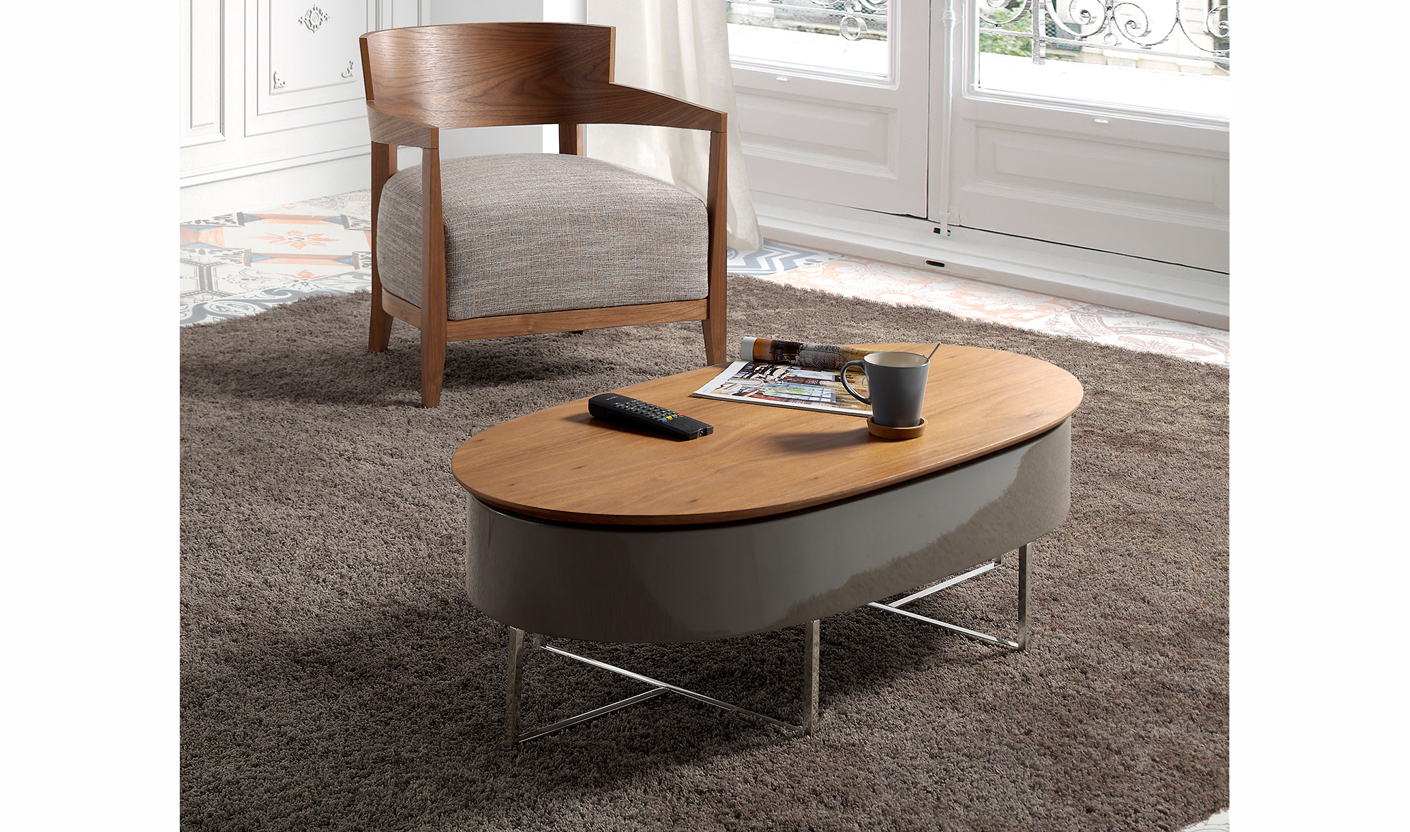 Mesa de centro Moderna elevable Oxford