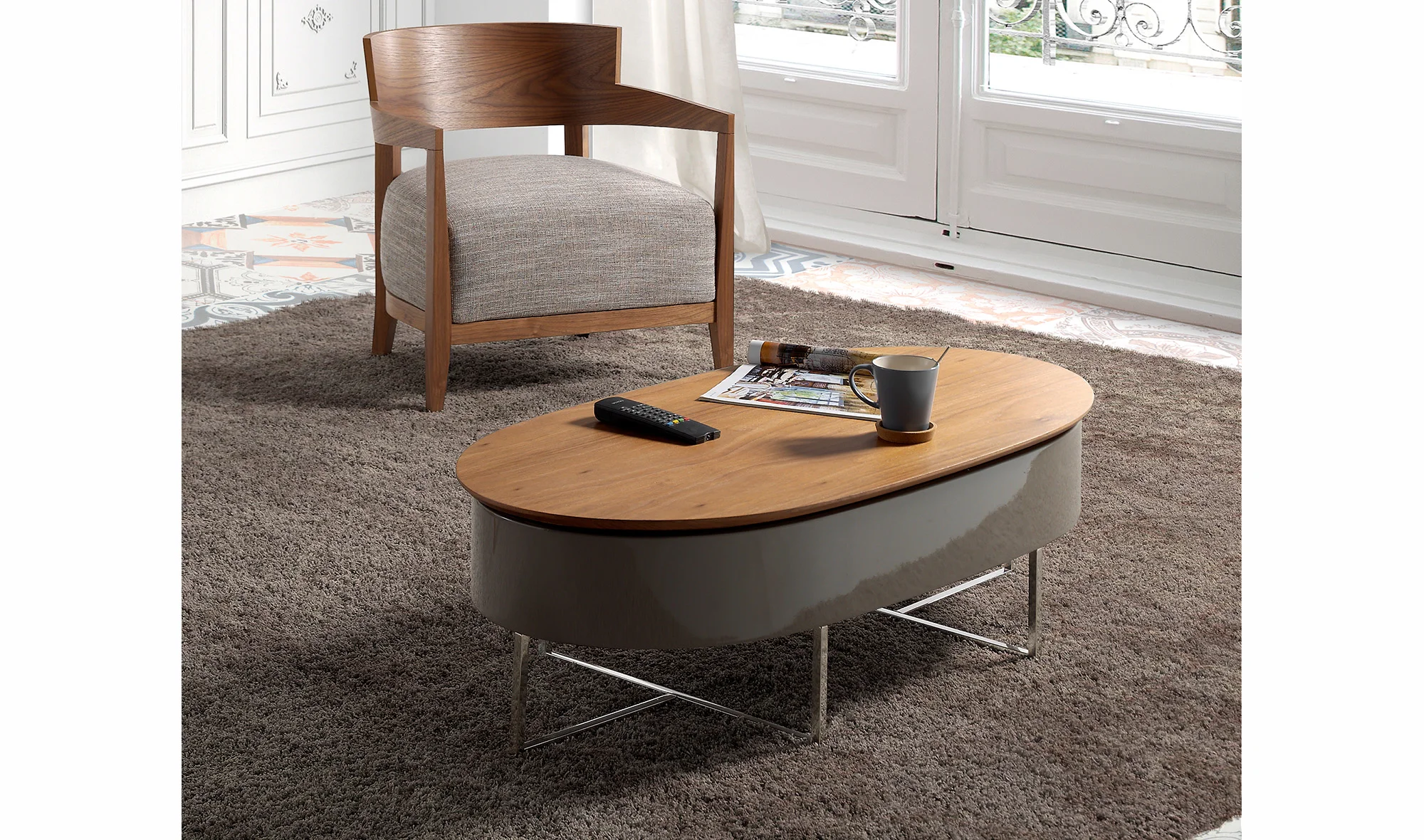Mesa de centro Moderna elevable Oxford