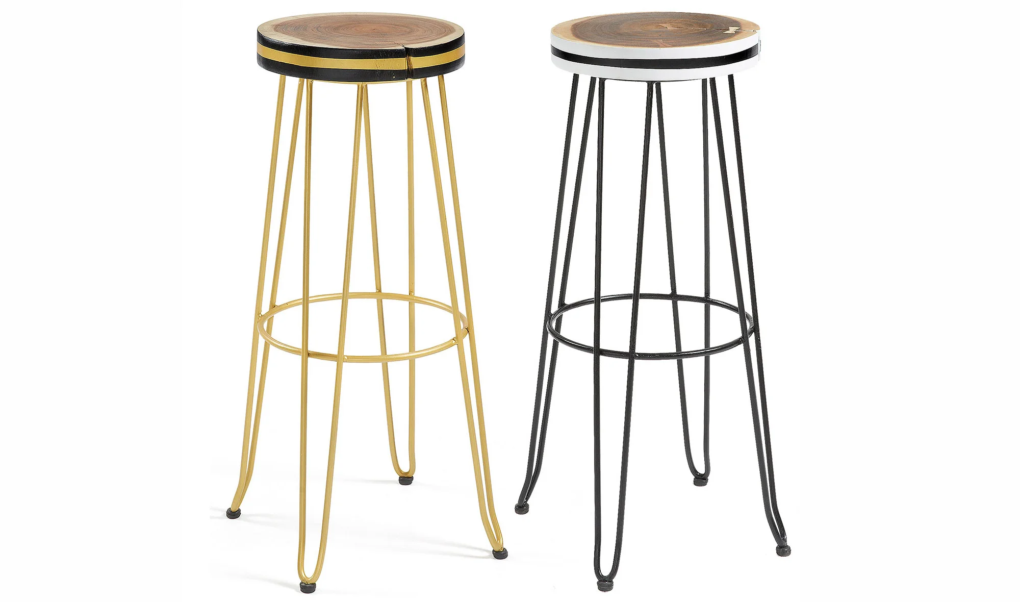 Taburete oro vintage Farley
