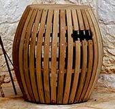 Taburete teca Swing by Unopiu
